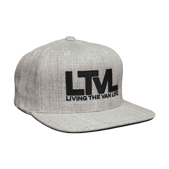 LTVL Snapback Hat // Light Grey